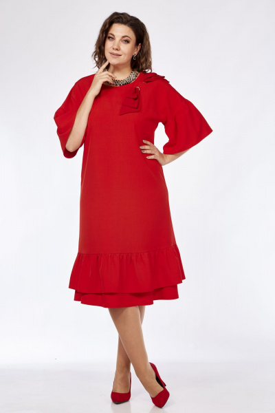 Платье Solomeya Lux 962 красный - фото 10