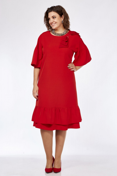 Платье Solomeya Lux 962 красный - фото 8