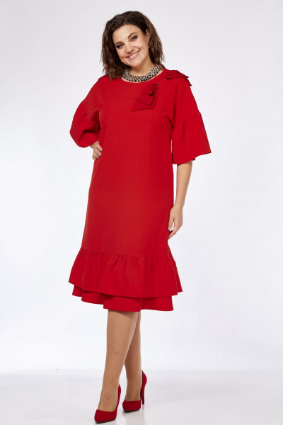 Платье Solomeya Lux 962 красный - фото 7