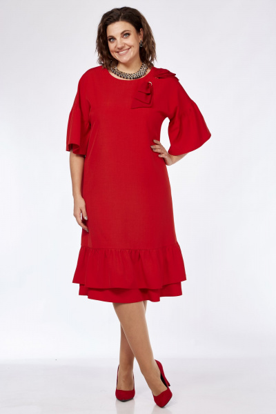 Платье Solomeya Lux 962 красный - фото 6