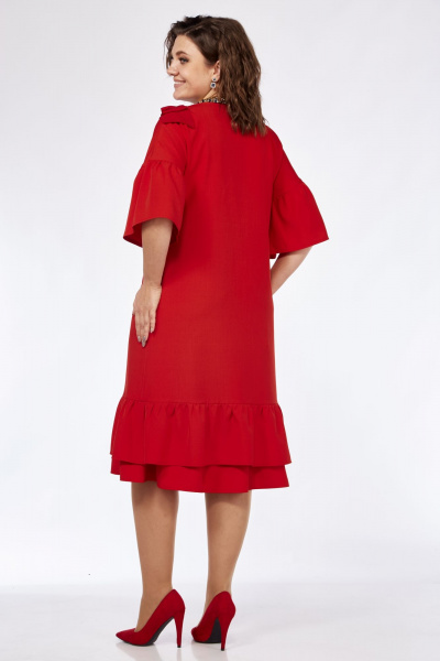 Платье Solomeya Lux 962 красный - фото 4