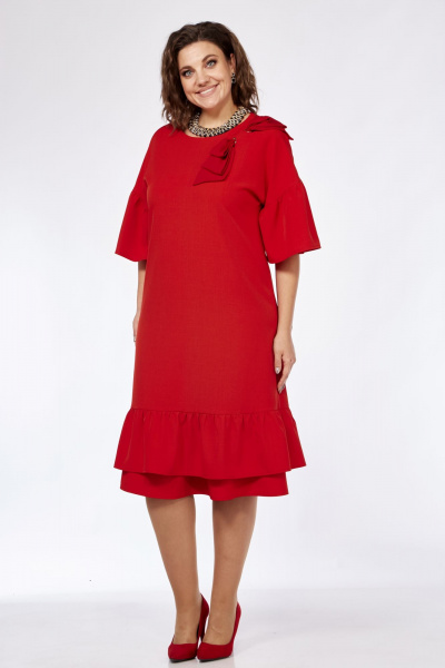 Платье Solomeya Lux 962 красный - фото 1