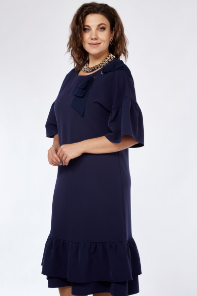 Платье Solomeya Lux 962 темно-синий - фото 10