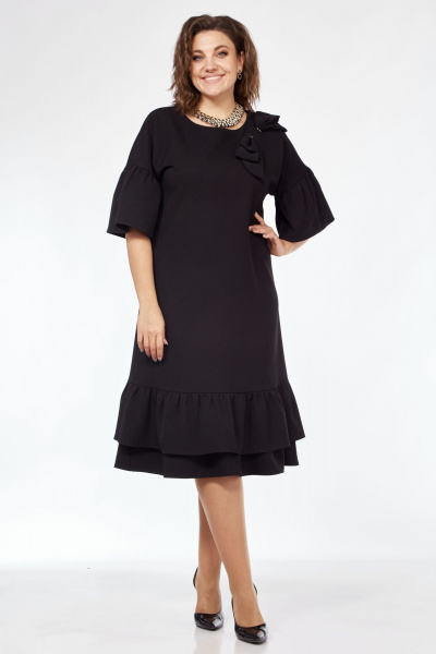 Платье Solomeya Lux 962 черный - фото 9