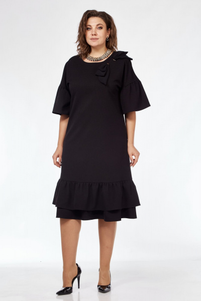 Платье Solomeya Lux 962 черный - фото 4