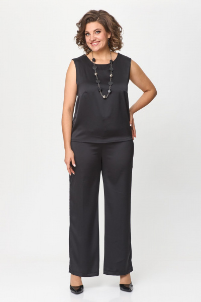 Блуза, брюки, рубашка Solomeya Lux 963 черный - фото 5