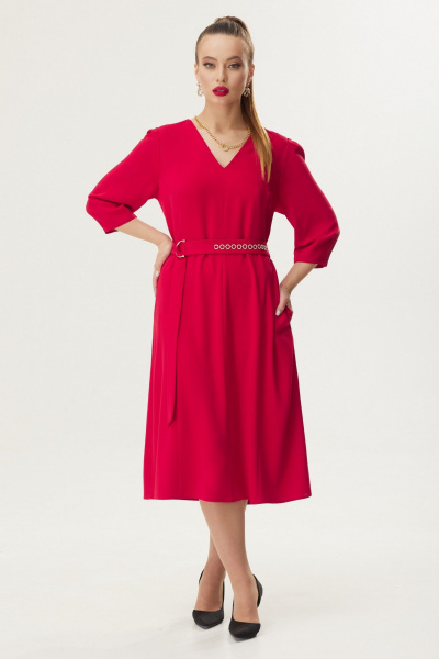 Платье Galean Style 921 красный - фото 1