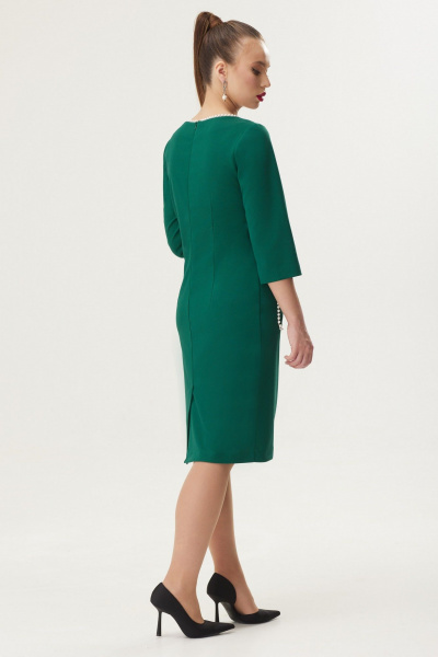 Платье Galean Style 924 зеленый - фото 5