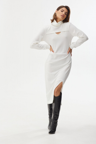 Платье NiV NiV fashion 2469 белый - фото 3