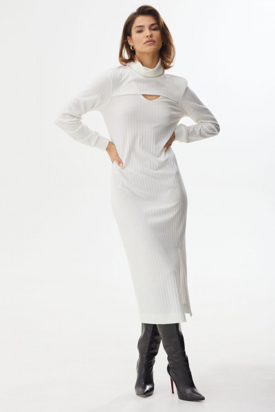 Платье NiV NiV fashion 2469 белый - фото 2