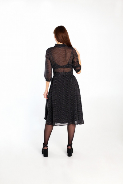 Платье i3i Fashion 102/1 черный_горох - фото 5