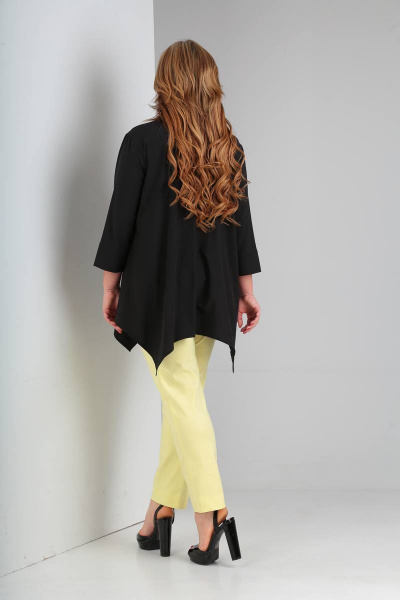 Блуза, брюки Danaida 1812 желтый+черный - фото 3
