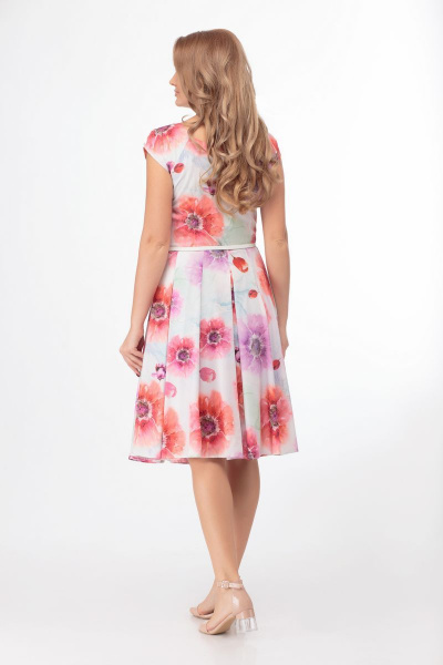 Платье Anelli 161 розовый - фото 3