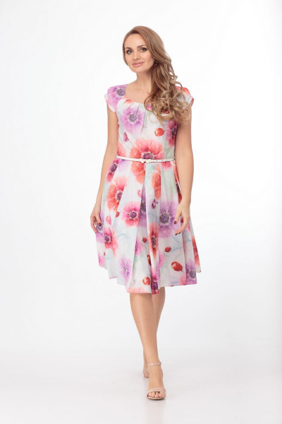 Платье Anelli 161 розовый - фото 1