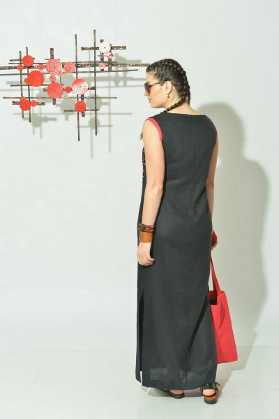 Платье MALI 420-051 черный - фото 6