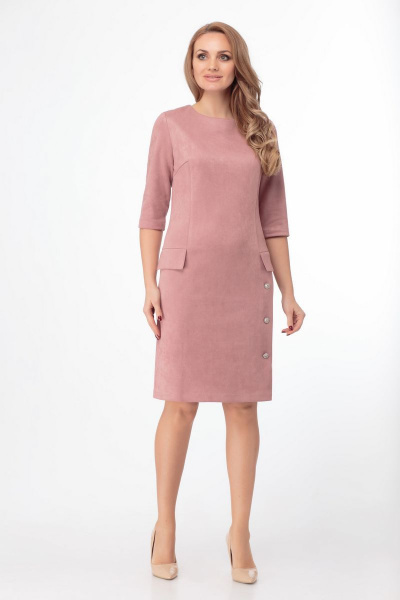 Платье Anelli 488 розовый - фото 1