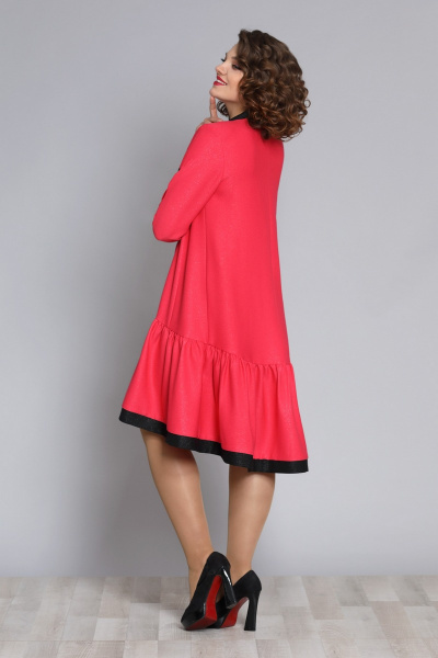 Платье Galean Style 610 розовый - фото 2