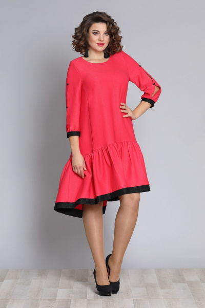 Платье Galean Style 610 розовый - фото 1