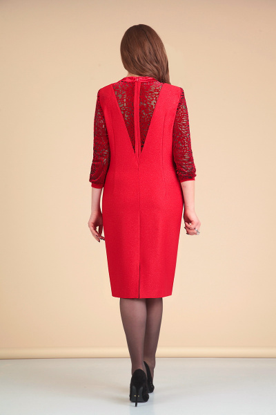Платье Мишель стиль 658 красный - фото 2