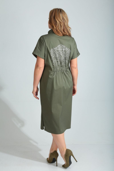 Платье Диомант 1516 зеленый - фото 2
