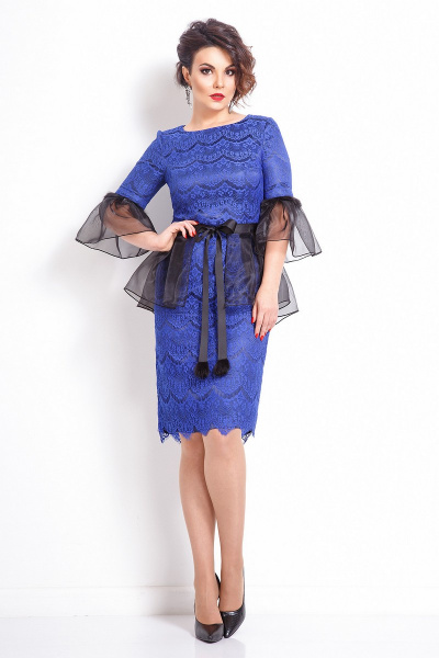 Баска, платье JeRusi 17122 синий - фото 2