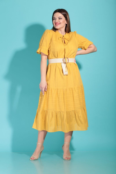 Платье Karina deLux B-277 желтый - фото 1