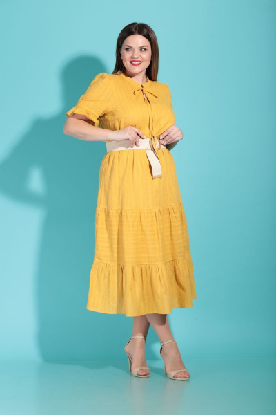 Платье Karina deLux B-277 желтый - фото 2