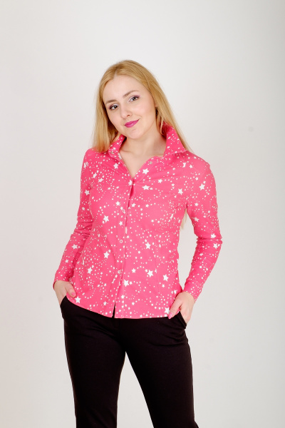 Рубашка Mita ЖМ300 розовый - фото 1