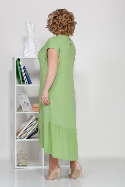 Платье Ивелта плюс 1691 зелень - фото 2