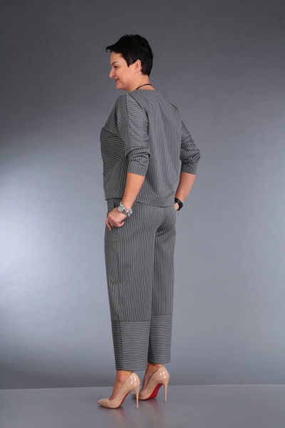 Блуза, брюки ZigzagStyle 342 серый - фото 3