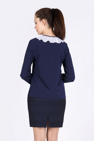 Блуза Daloria 6040 синий - фото 2