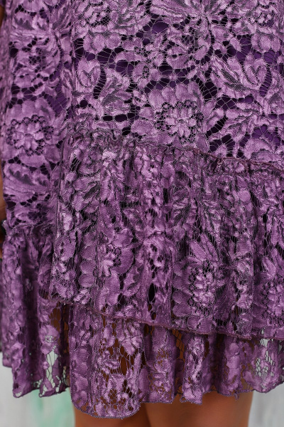 Платье Avila 0574 фиолетовый - фото 4