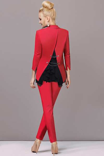 Блуза, брюки, жакет Lady Secret 2393 красный+черный - фото 2