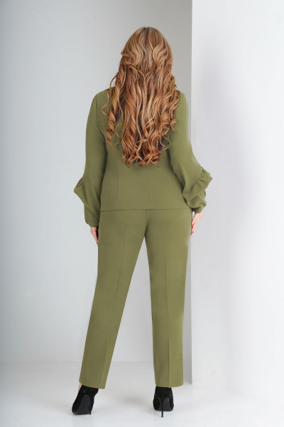 Блуза, брюки Angelina & Сompany 327/2 зеленый - фото 3
