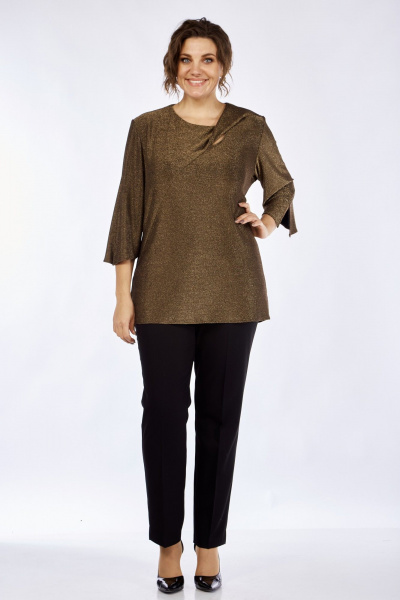 Блуза Элль-стиль 2260а золото - фото 5