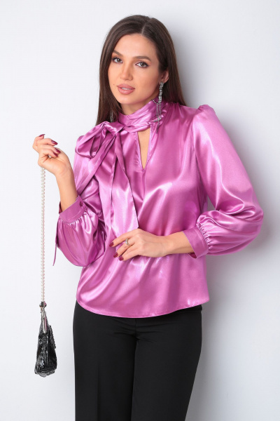 Блуза DOGGI 0189 розовый - фото 5