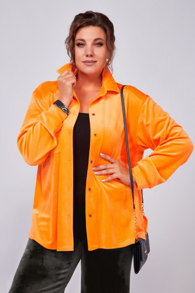 Рубашка Lady Secret 0187 апельсиновый - фото 1