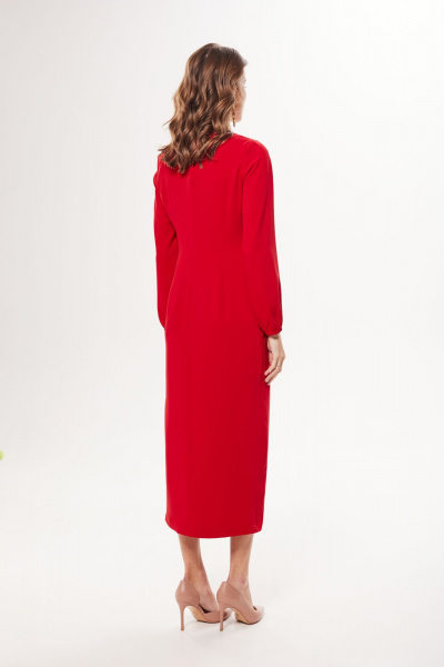 Платье DAVA 1197 красный - фото 5