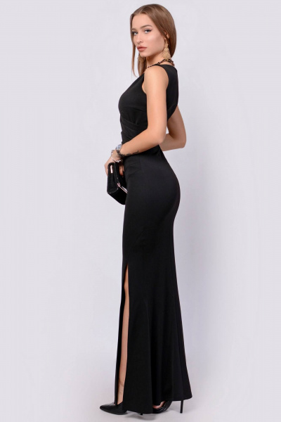 Платье Patriciа F14817-5 черный - фото 3