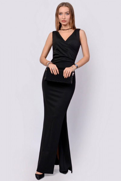 Платье Patriciа F14817-5 черный - фото 2