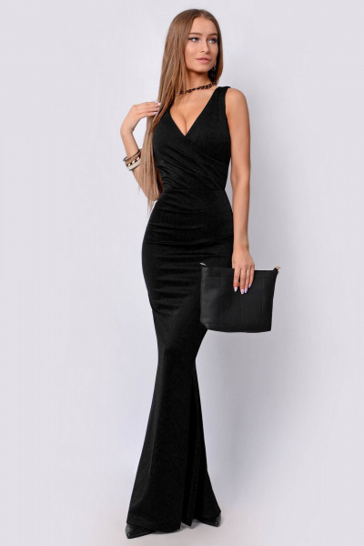 Платье Patriciа F14817-5 черный - фото 1