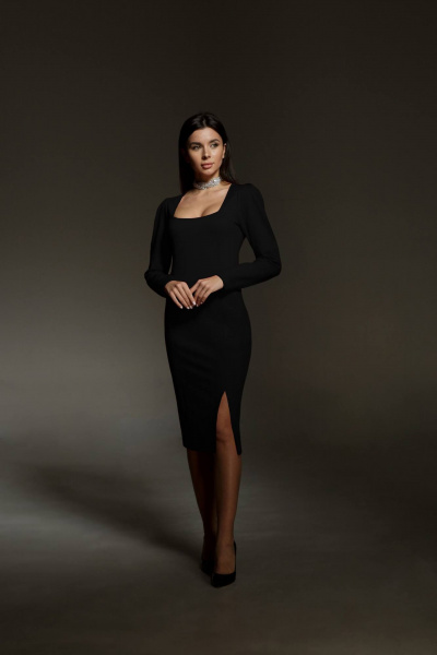 Платье BARBARA В207 черный - фото 1