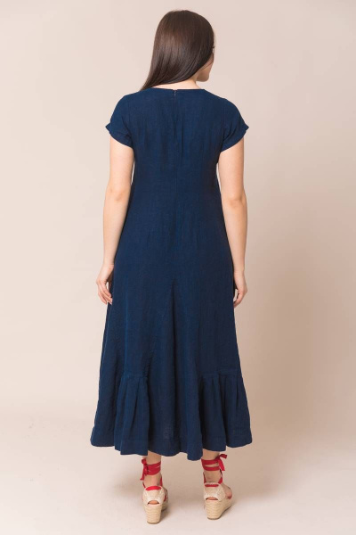 Платье Ружана 318-2 т.синий - фото 4
