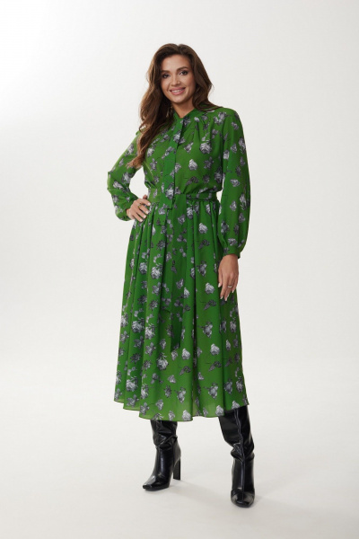 Платье MALI 423-081 травяной - фото 5