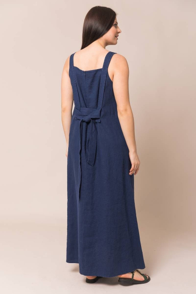 Платье Ружана 392-4 темно-синий - фото 6