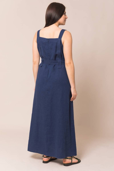 Платье Ружана 392-4 темно-синий - фото 4