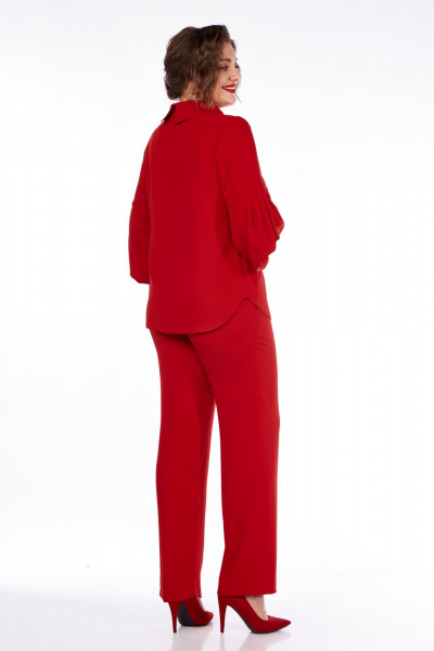 Блуза, брюки Vilena 939 красный - фото 8