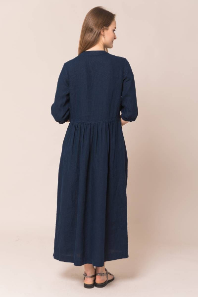 Платье Ружана 397-2 темно-синий - фото 7