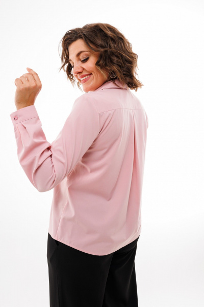 Блуза Anelli 812 розовый - фото 3
