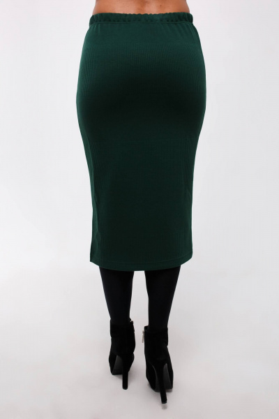 Джемпер, юбка Legend Style K-005 темно-зеленый - фото 3